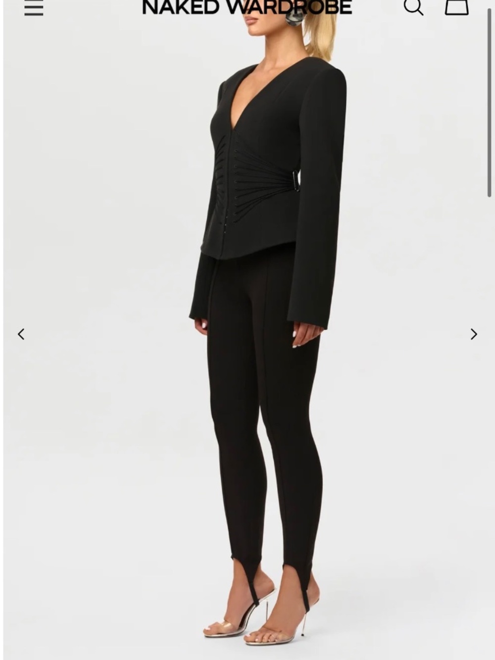 Naked Wardrobe Stirrup Tights